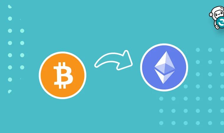 How to swap BTC to ETH and stake ETH in MEW mobile wallet
